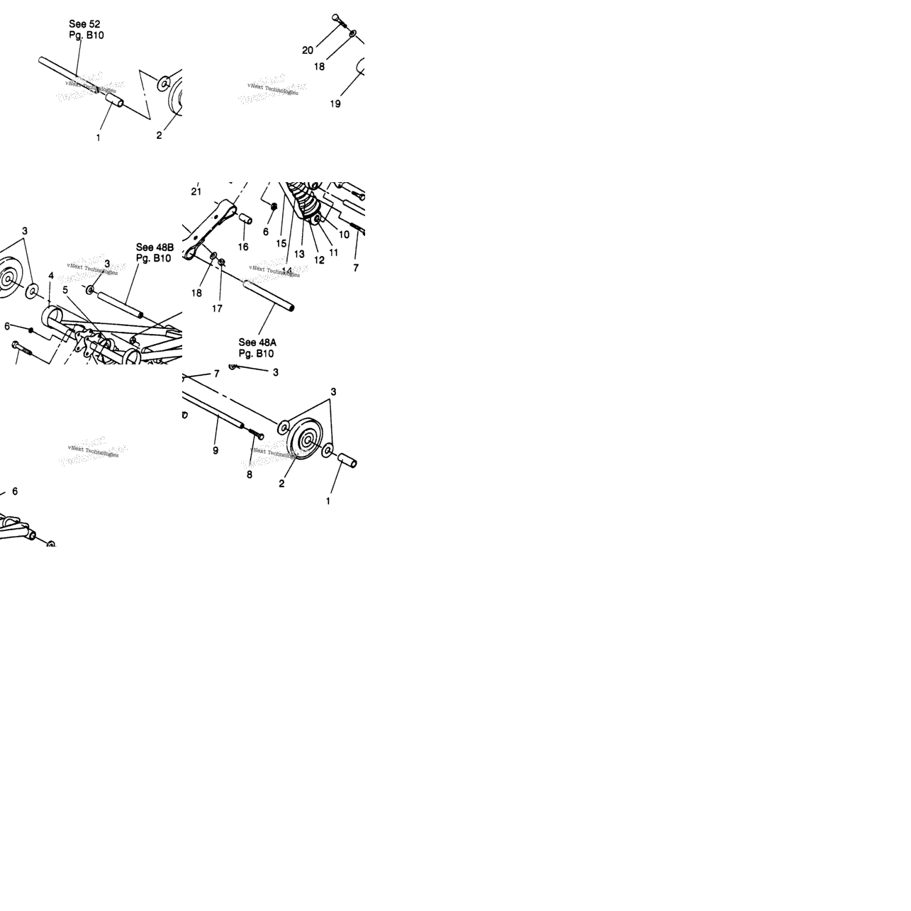 Front Torque Arm Assembly Widetrak Lx & European Widetrak Lx E962
