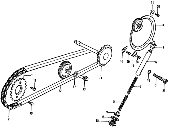 CAM CHAIN / TENSIONER