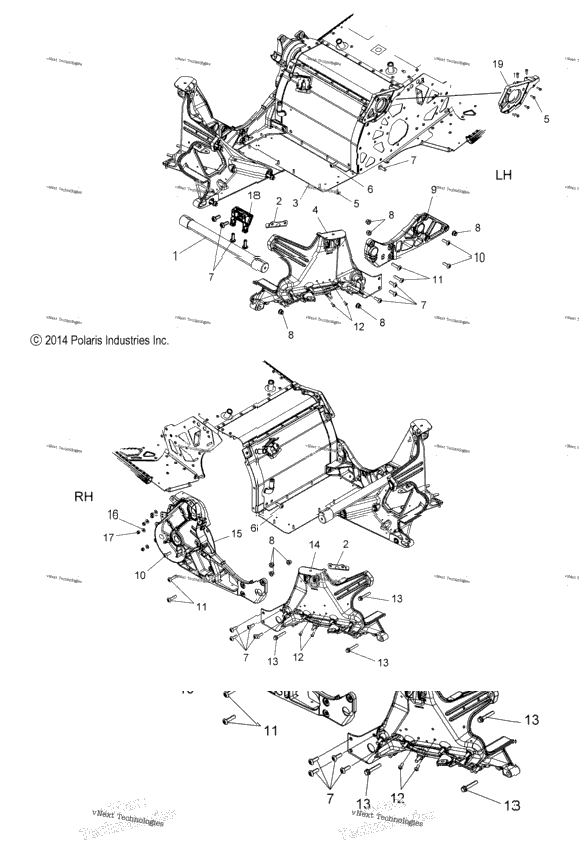 Chassis, Bulkhead Asm. All Options