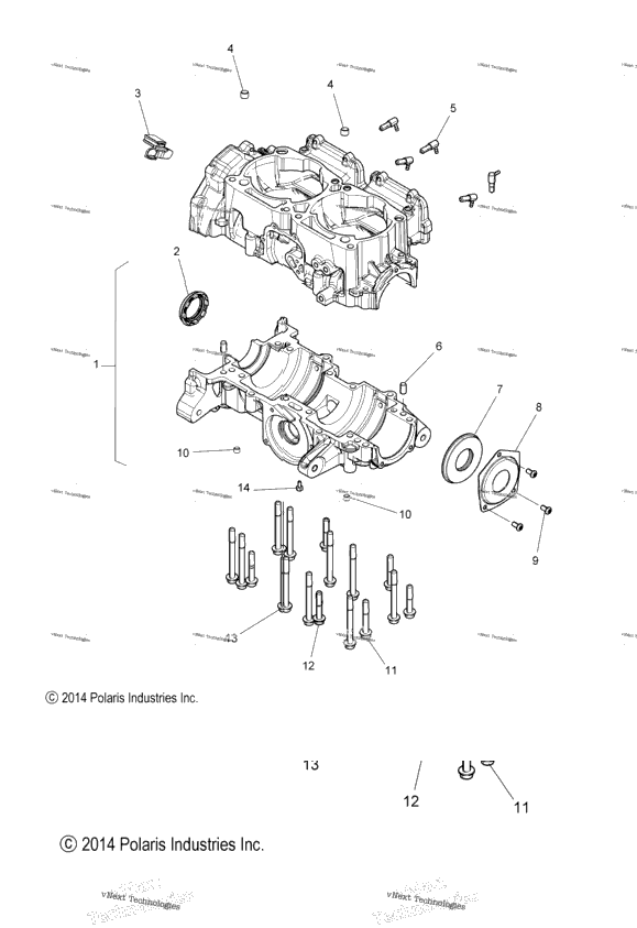 Engine, Crankcase All Options