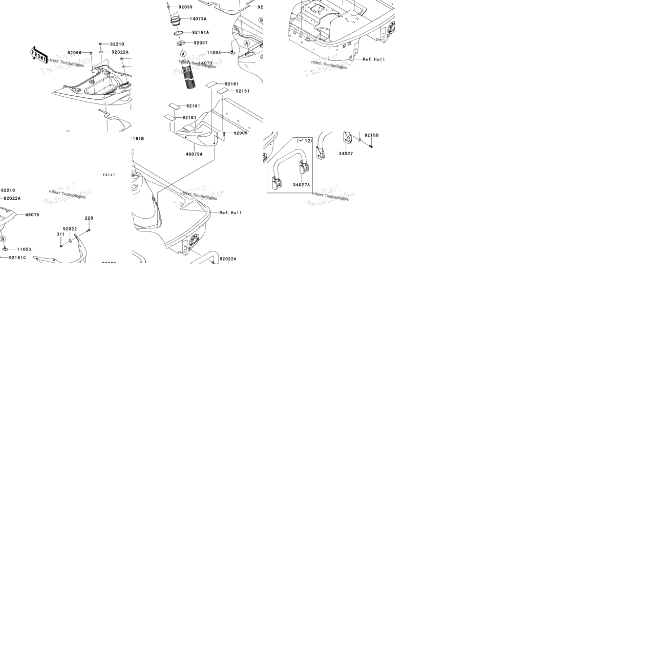 Hull Rear Fittings