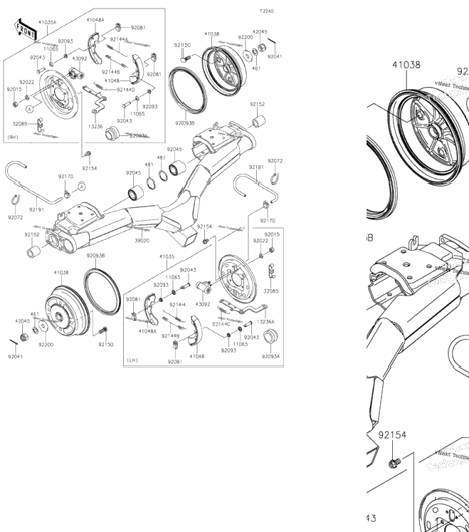 Rear Hubs/Brakes