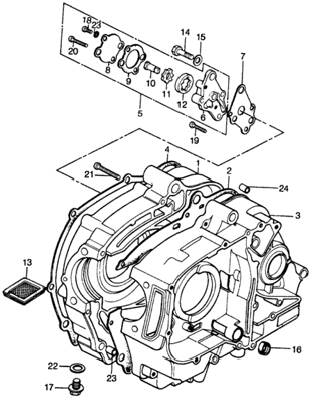 CRANKCASE / OIL PUMP