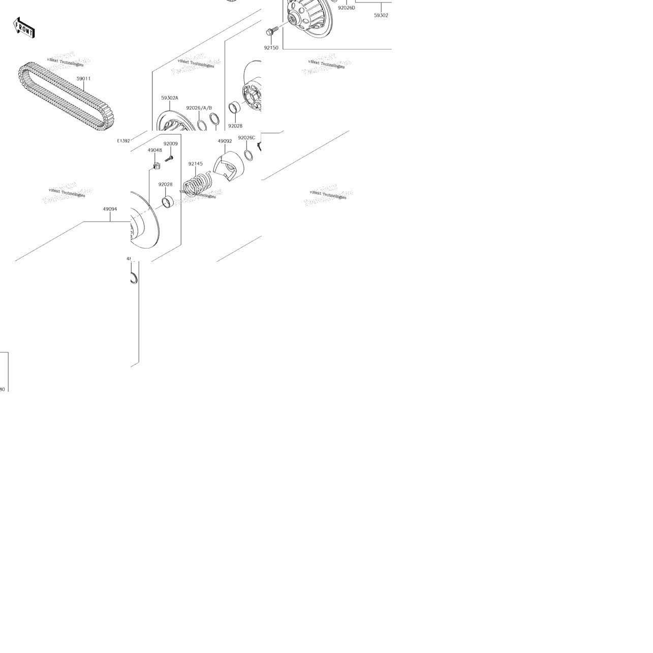 Driven Converter/Drive Belt