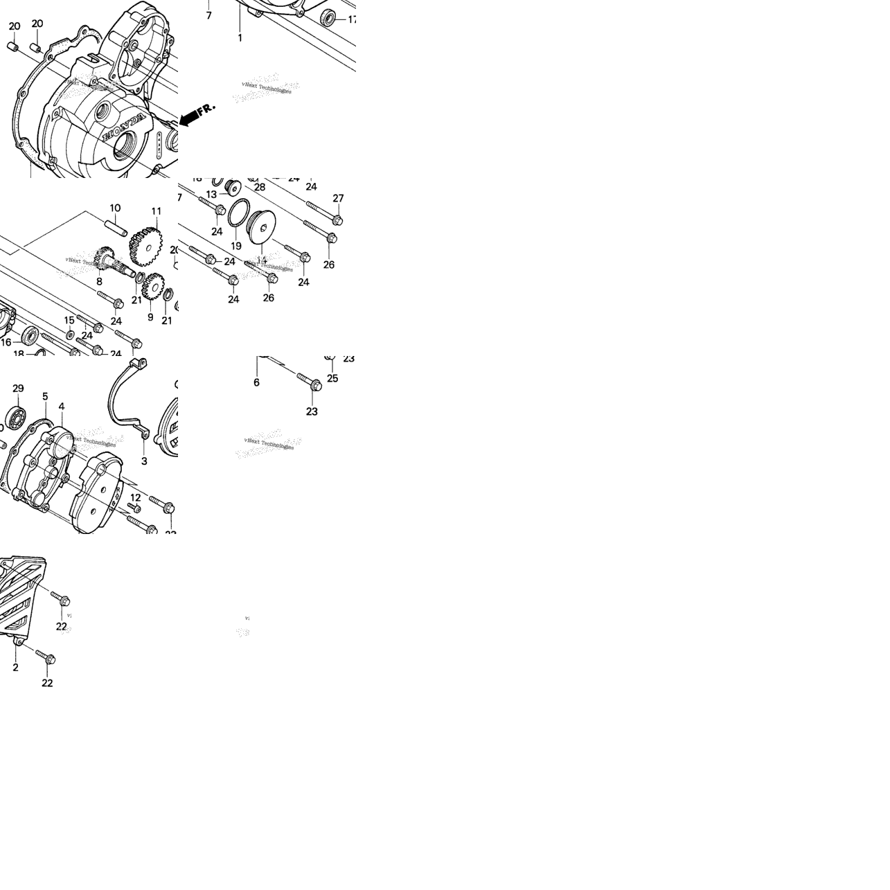 Left Crankcase Cover