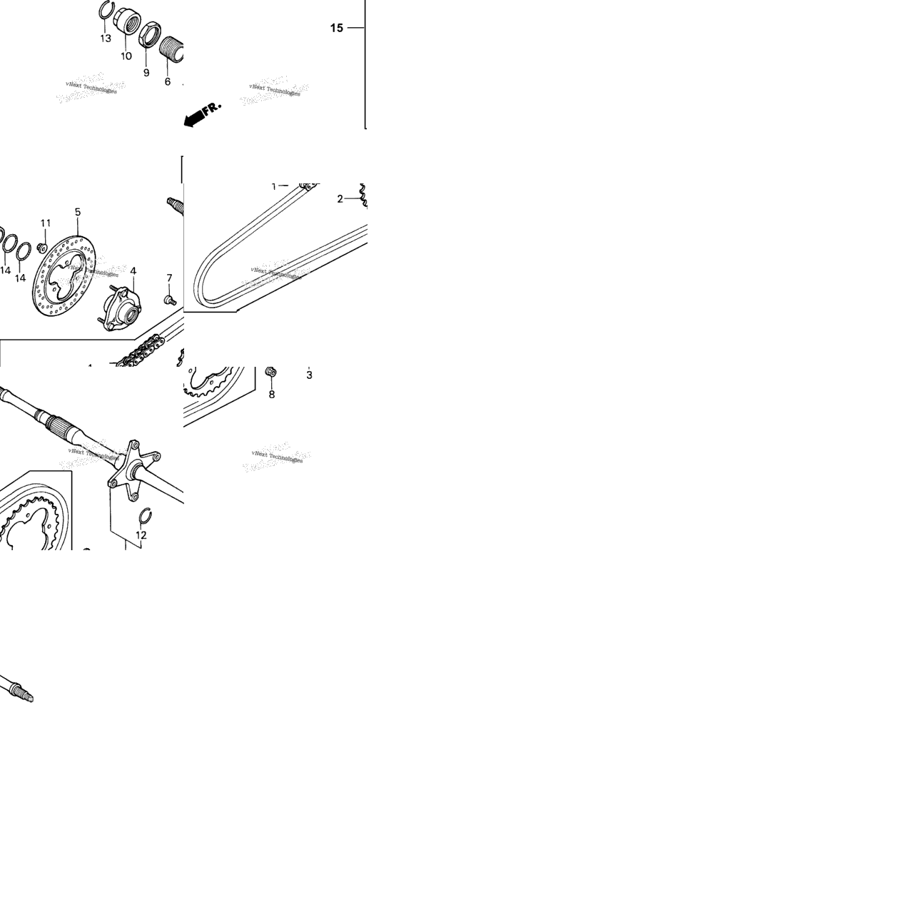 Rear Wheel Axle