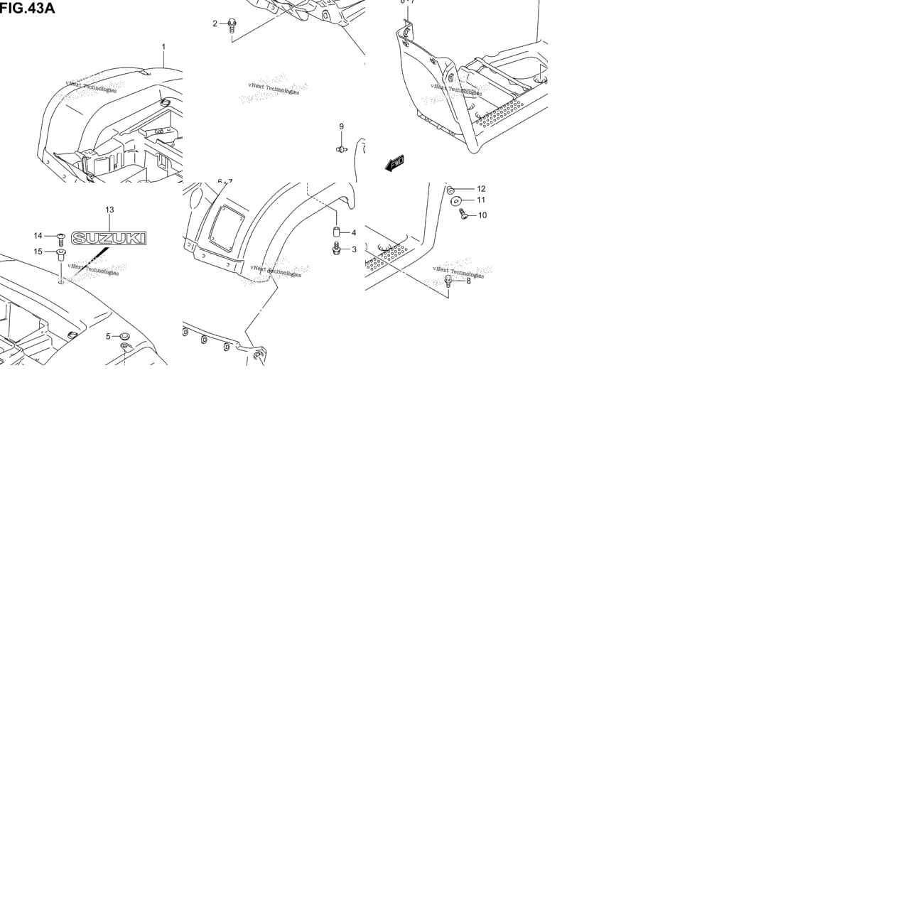 Rear Fender (Model K4/K5)