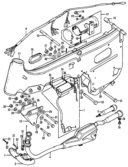 FRAME / MUFFLER