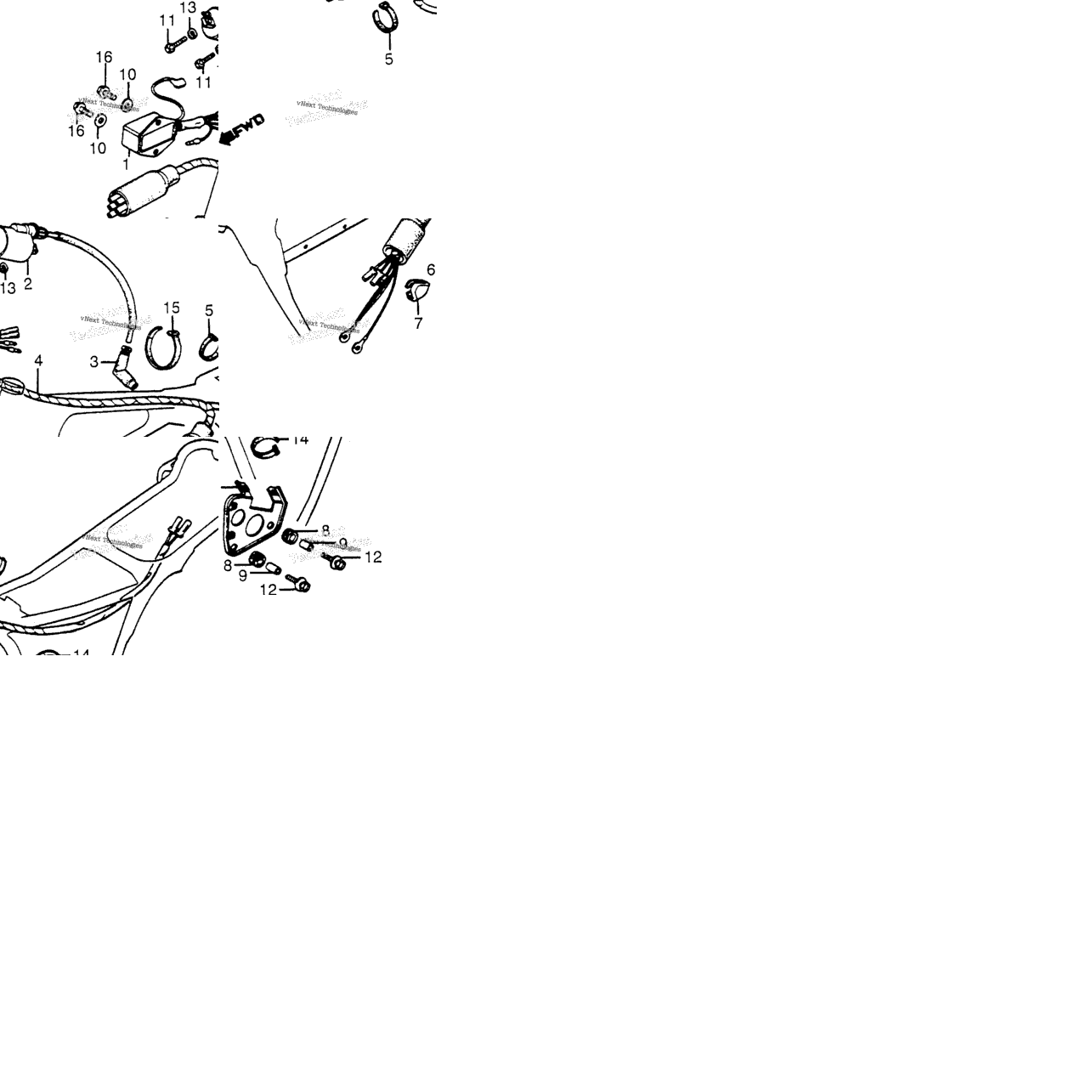 Wire Harness + C.D.I. Unit