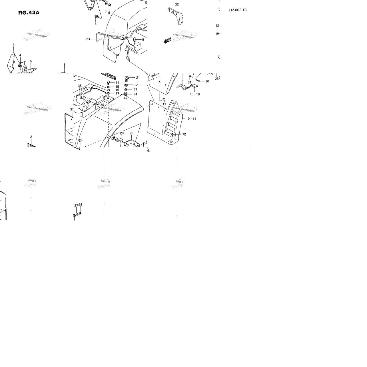 Rear Fender (Model M/N/P)