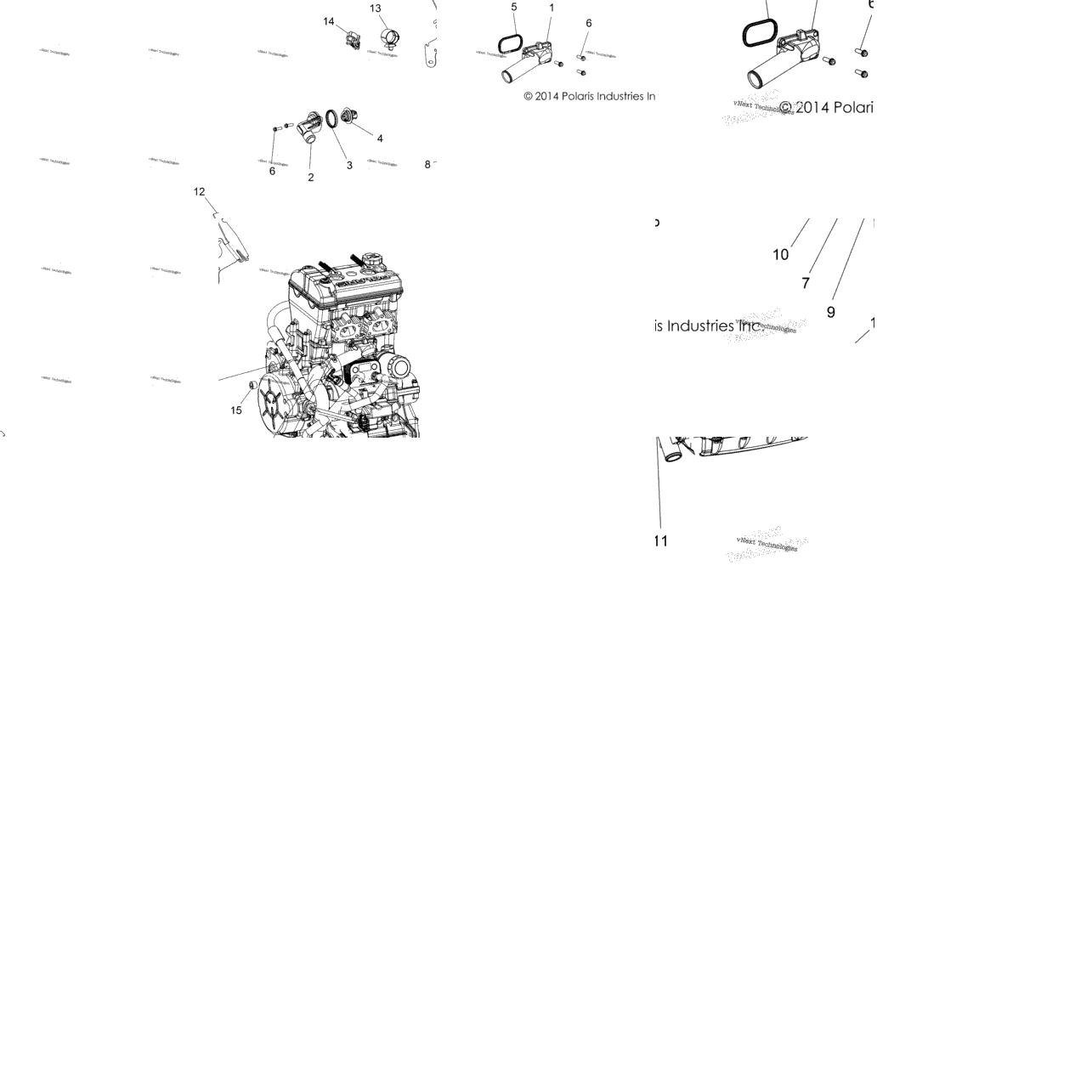 Engine, Cooling, Thermostat & Bypass