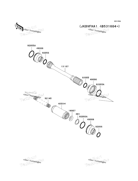 Drive Shaft-Propeller (A2/A3)