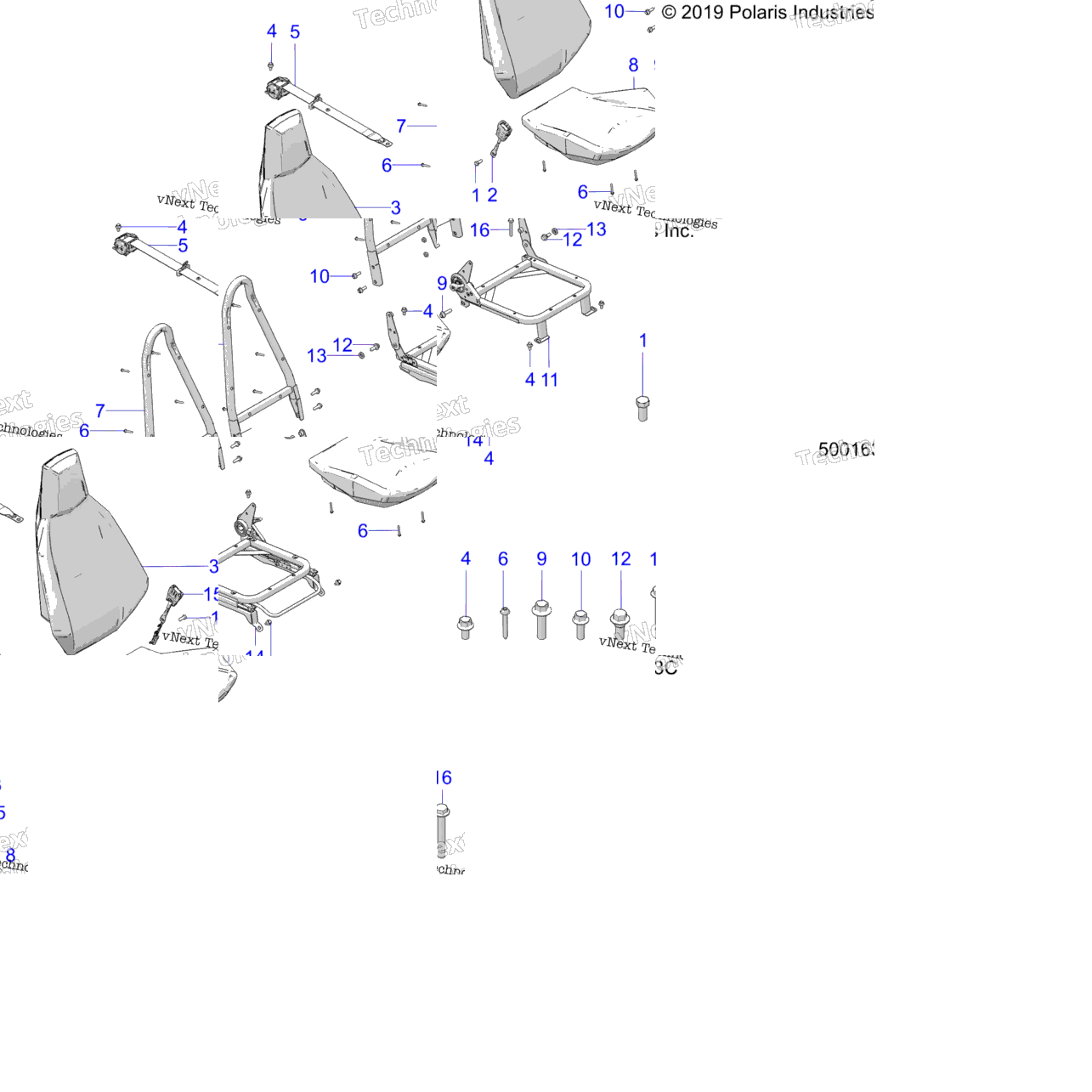 Body, Seat And Seat Belt Mounting All Options