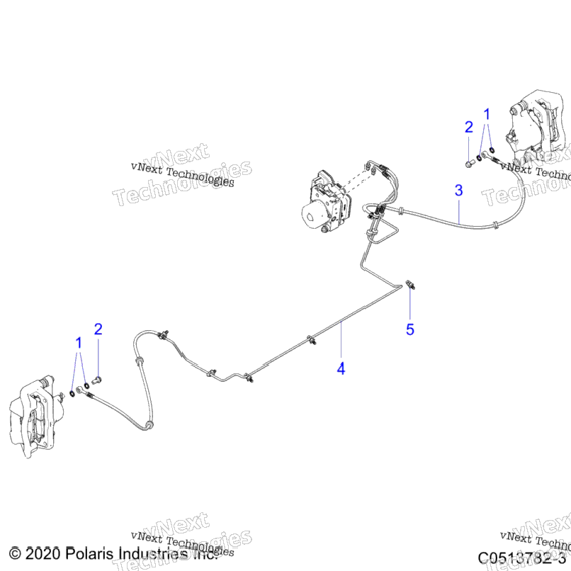 Brakes, Front Brake Line All Options