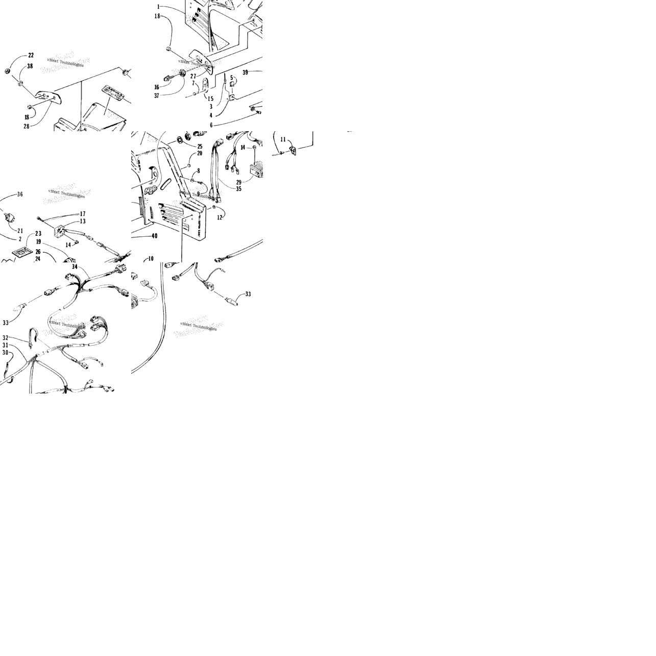 Console, Switches, And Wiring Assemblies