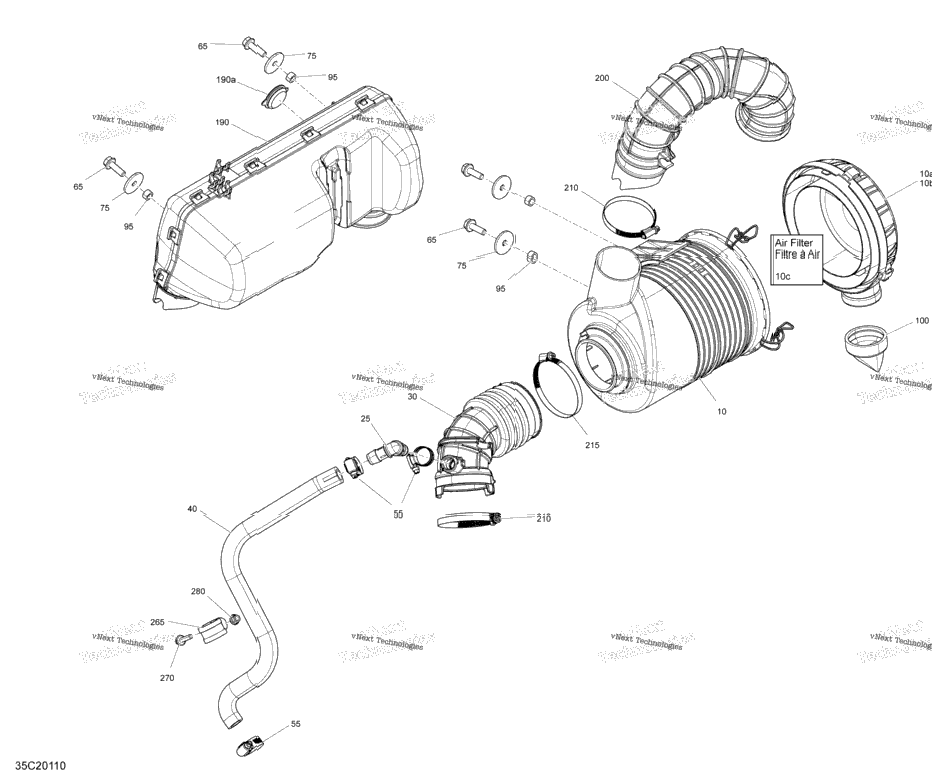 Engine - Air Intake - No Evap