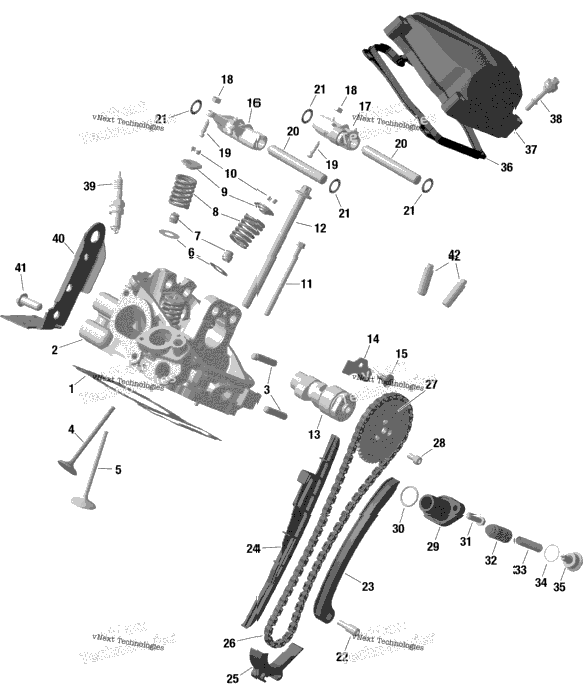 Cylinder Head, Rear - Hd8