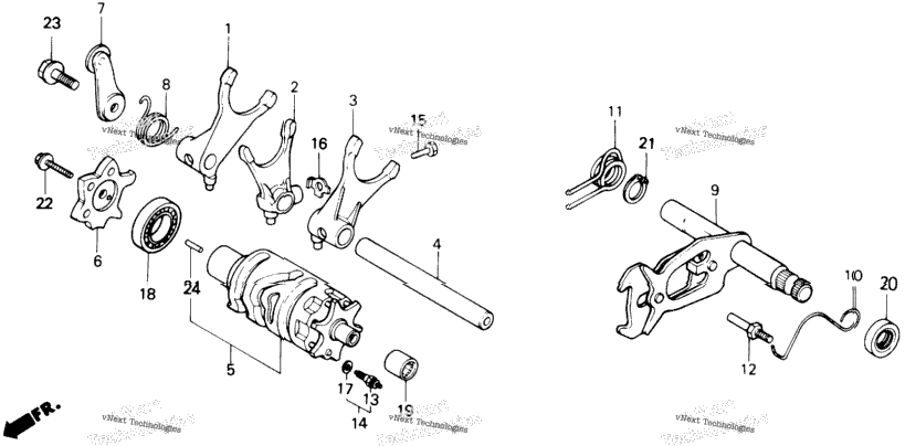 Gearshift Drum