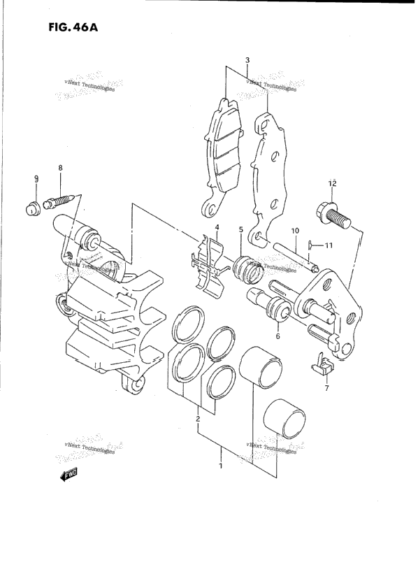 Front Caliper (Model T)
