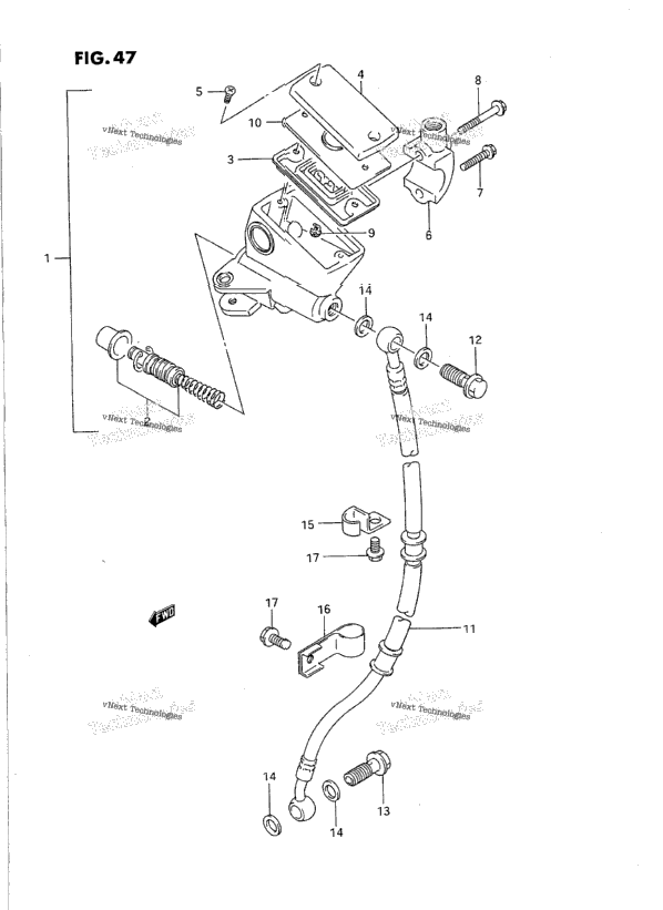 Front Master Cylinder
