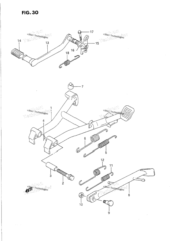 Stand - Rear Brake
