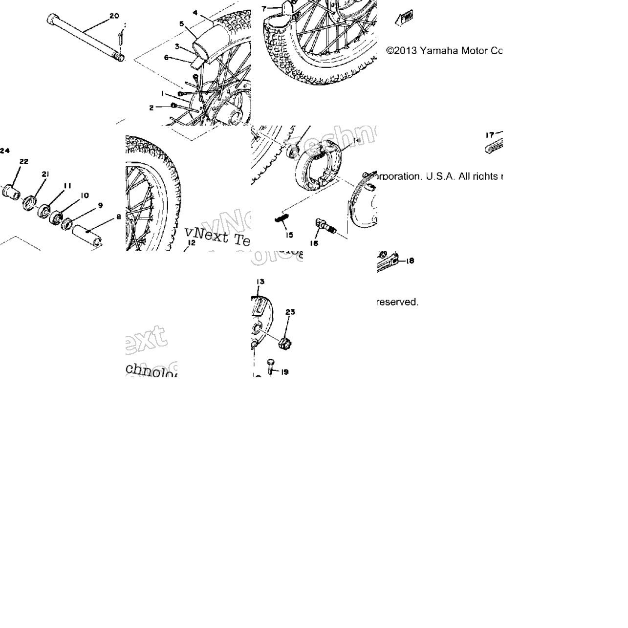 Front Wheel Yz125d