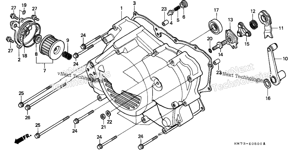 Crankcase Cover (Fr.)
