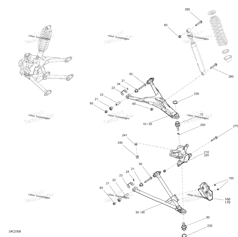 Suspension, Front - System - Dps - Xt - Base