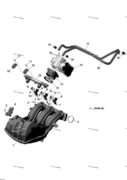 Air Intake Manifold And Throttle Body