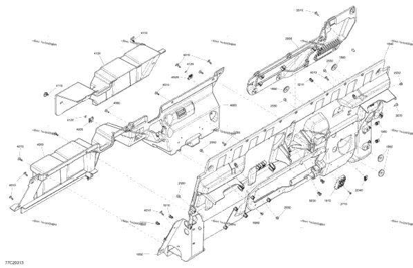 Cab Interior - Back Wall Section