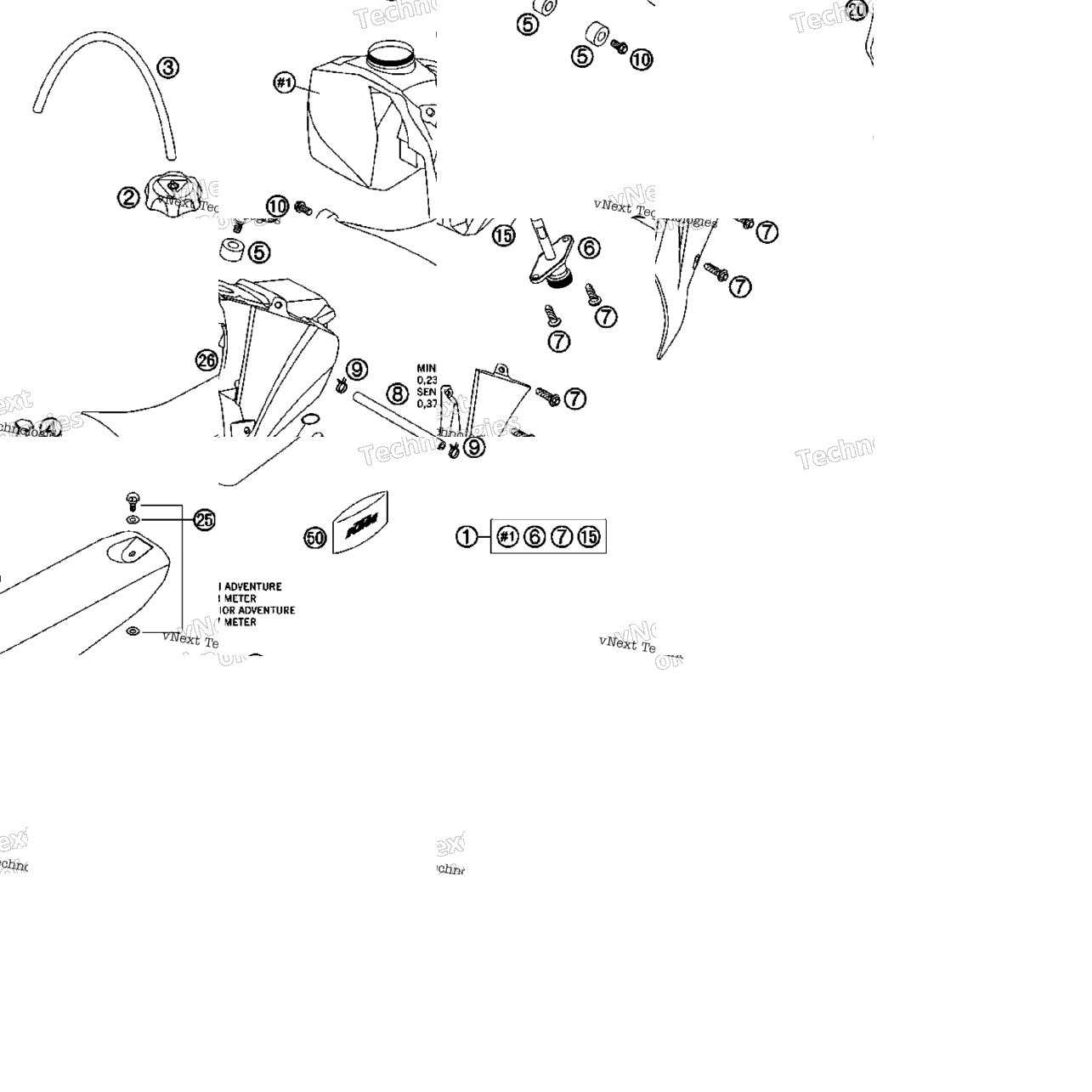 Tank, Seat, Cover