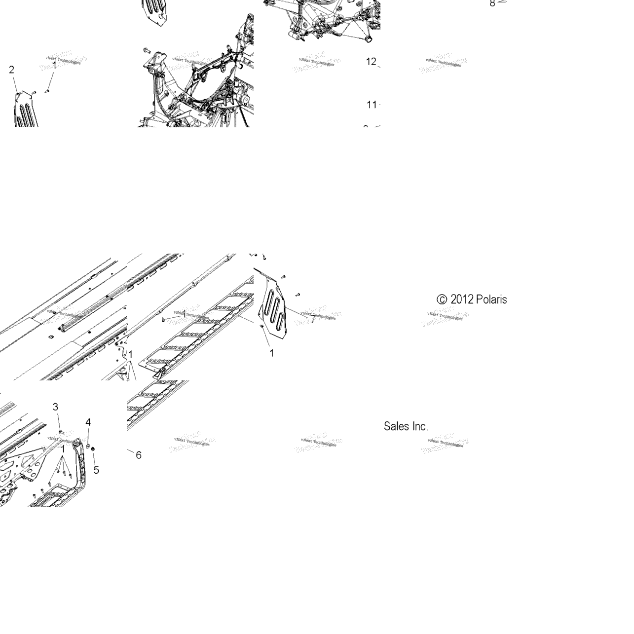 Chassis, Clutch Guard & Footrests All Options