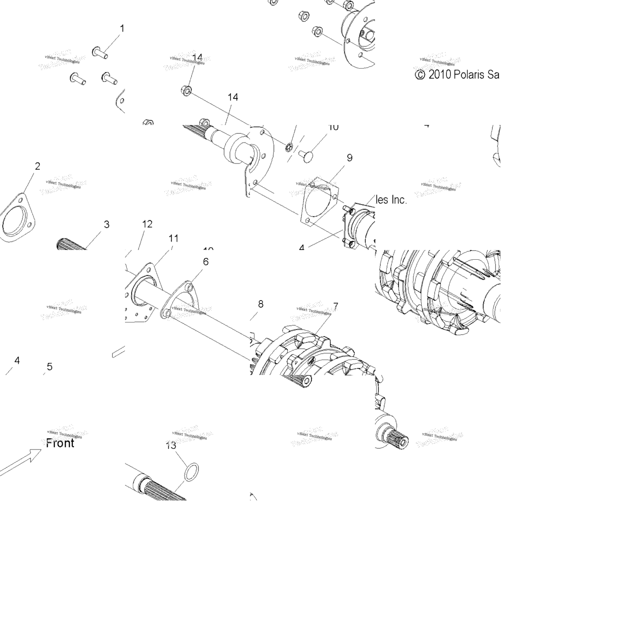 Drive Train, Jackshaft & Driveshaft All Options