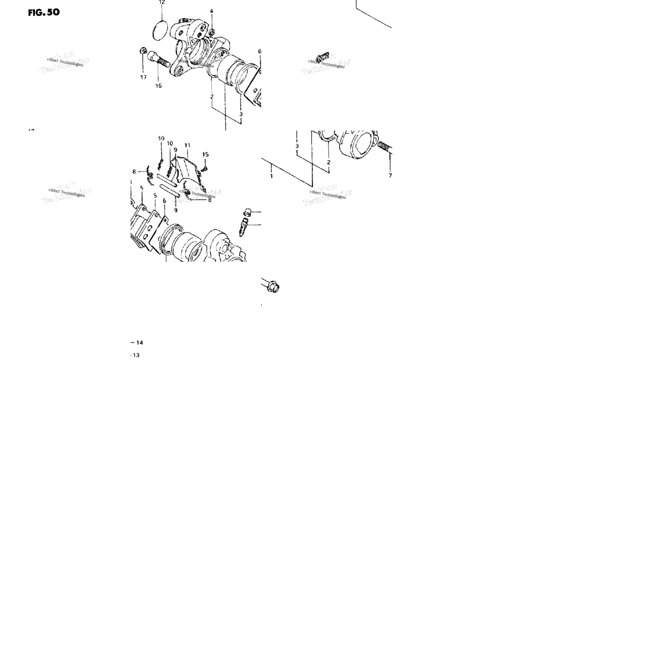 Front Caliper (Model N)