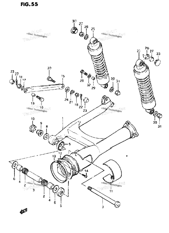 Rear Swinging Arm