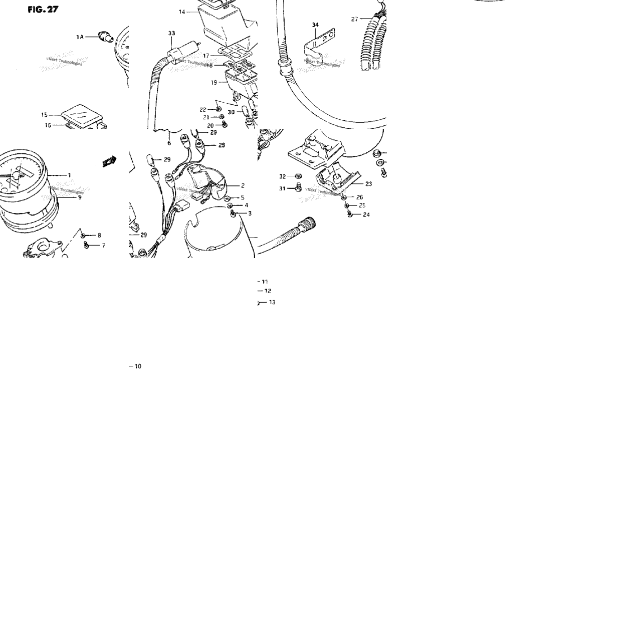 Speedometer (Model N/P/R/S)