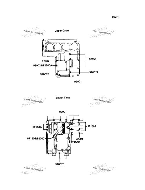 Crankcase Bolt Pattern