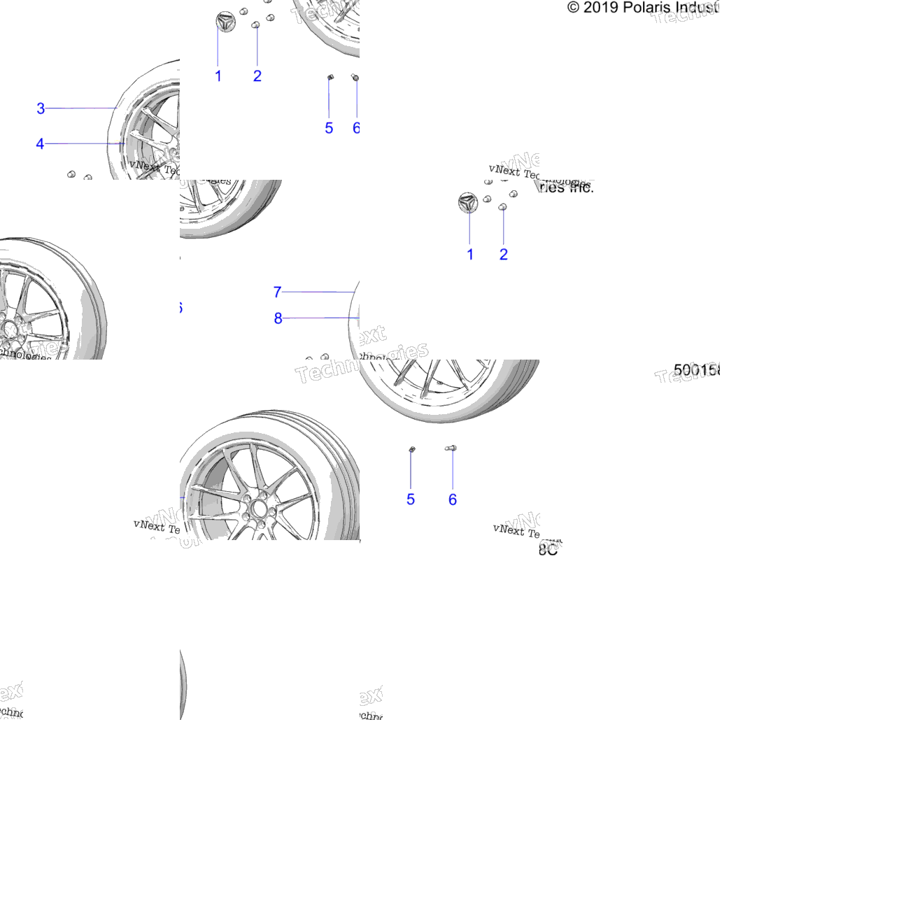 Wheel, Front And Rear T20aarhb All Options (500158C)