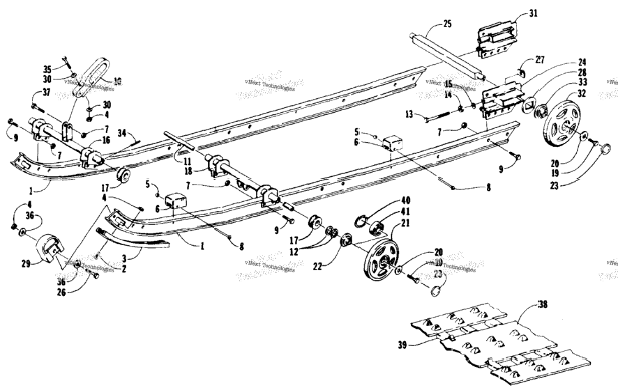 Slide Rail Track Assemblies