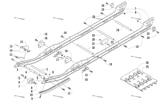 Slide Rail And Track Assembly