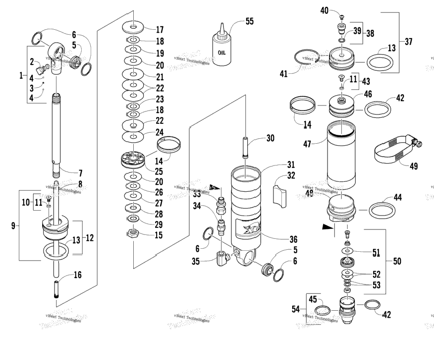 Rear Suspension Rear Arm Shock Absorber