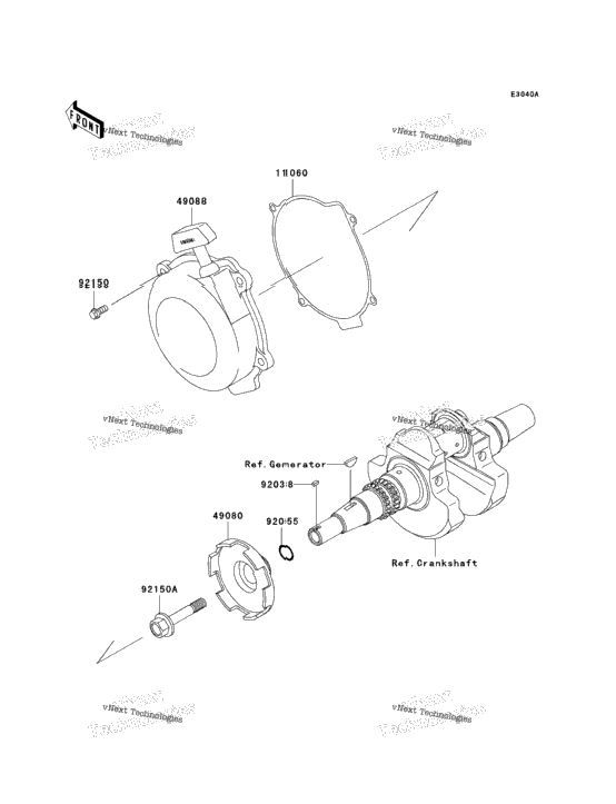 Recoil Starter (Vf650ae640352-)