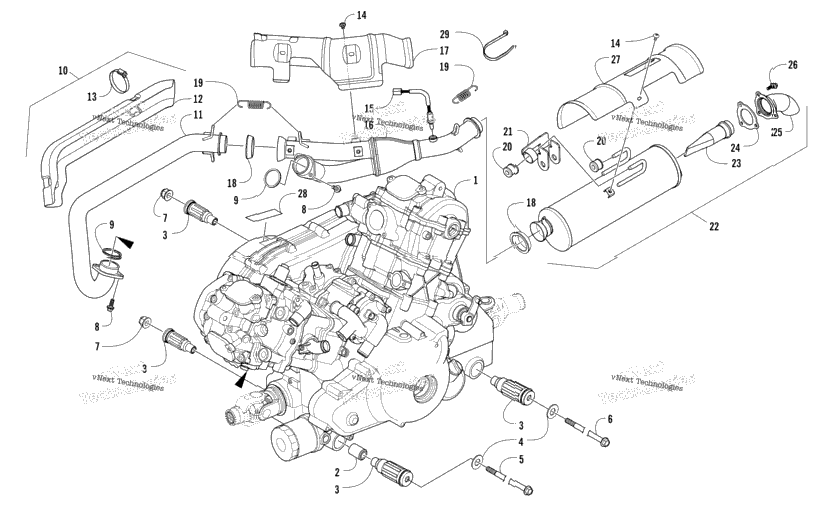Engine And Exhaust