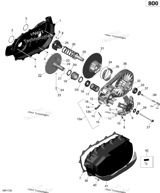 Transmission - 800R Efi