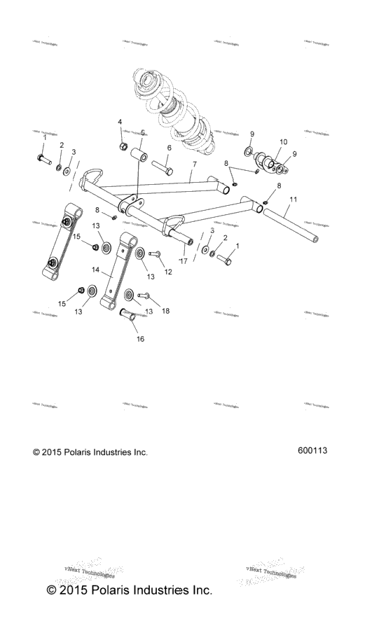 Suspension, Torque Arm, Front All Options
