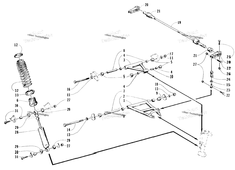Front Suspension And Shock Absorber