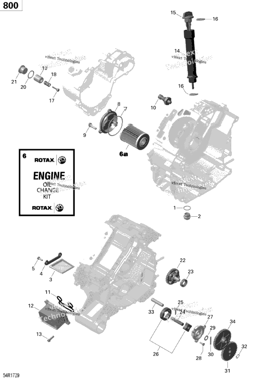 Engine Lubrication - 800R Efi