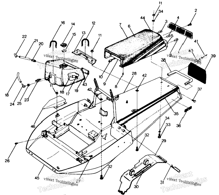 Chassis And Seat Star, Sprint & Sprint E/S