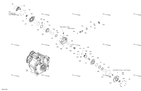 Drive - Front Section - Differential Parts - Xmr