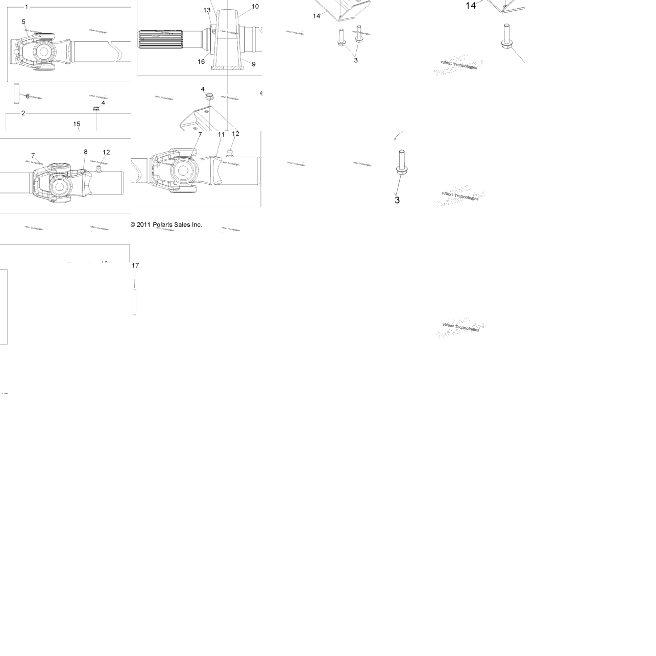 Drive Train, Front Prop Shaft